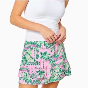 Lily Pulitzer x Meryl UPF 50+ Luxletic Fern Skort Mandevilla Baby Always With It